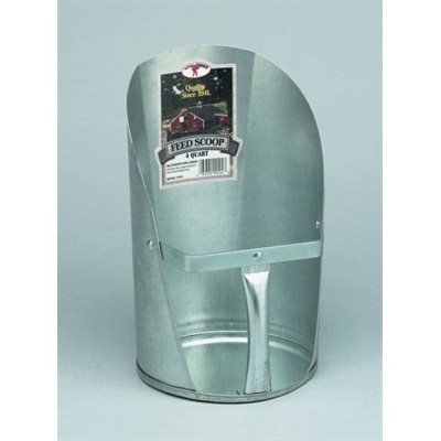 #9203 GALV FEED SCOOP 3QT