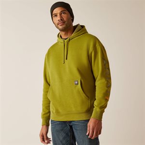 HOODIE REBAR GRAPHIC HOMME GNG GREEN ARIAT