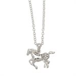 GALLOPING HORSE NECKLACE
