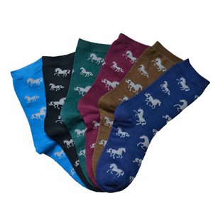 HORSE ALL OVER CREW SOCK