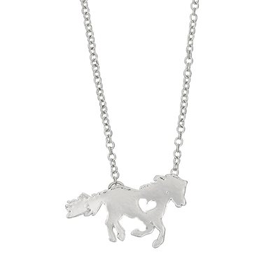 HORSE HEART NECKLACE