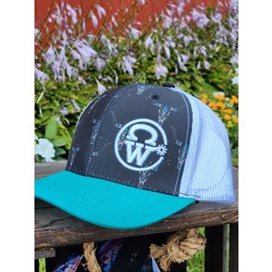 CASQUETTE PONYTAIL CW TURQUOISE LONGHORN