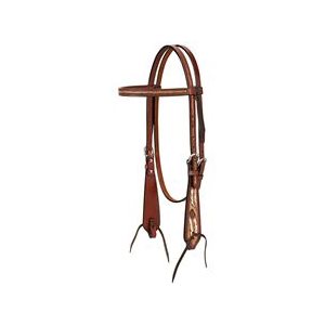 BROWBAND HEADSTALL COCO FEATHER