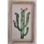 FLORAL CACTUS WALL CANVAS