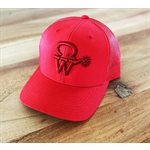 CASQUETTE CW ROUGE / ROUGE LOGO ROUGE