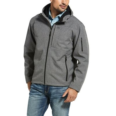 HOMME SFTSHELL CHARCOAL ARIAT JACKET