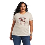 T SHIRT FEMME ARIAT WHEAT REAL MOO