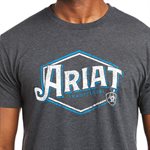 T SHIRT HOMME ARIAT TRADITIONAL CHARCOAL