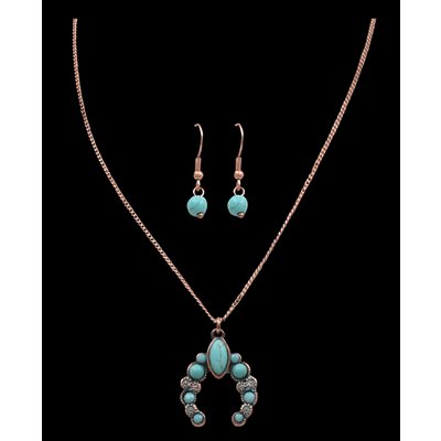 COLLIER BLOSSOM TURQUOISE