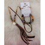 Ensemble collier / bracelet / boucle oreilles perles