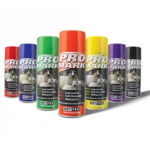 Aerosol spray marker - Promark red